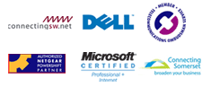 Our partners include: Business Link (Connecting Somerset approved supplier), Otelo, Microsoft Certification, Netgear and more
