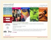 Screenshot of the Web-Design UK web site Essential Beauty Supplies